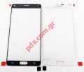 External glass window (oem) for Samsung Galaxy Note 4 N910F in white color.