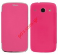 Flip Book Cover Samsung Galaxy Core i8260 Pink   