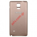 Original battery cover Samsung SM-N910F Galaxy Note 4 Gold 
