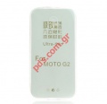 Case transparent ultra slim thick 0.3mm Motorola G2 White