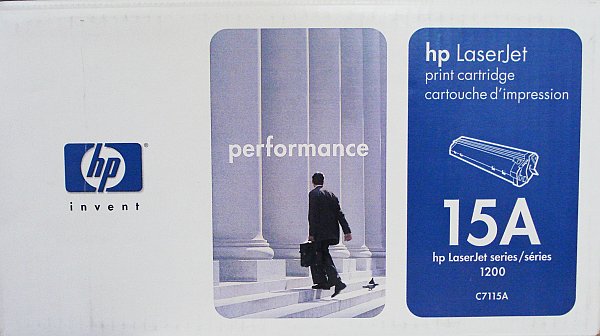     HP 15A (C7115A) Black Toner Laser Cartrigde Box