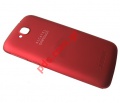 Original battery cover Alcatel OT 7041D One Touch Pop C7 Dual Red 