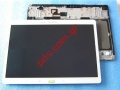 Original front cover Samsung SM-T805 Galaxy S Tab 10.5 LTE 4G with touch screen and display Dazzling White