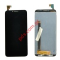 Set LCD Display (OEM) Black Alcatel OT 6037, 6037Y,6037K, One touch idol 2 with touch screen digitizer.