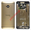Original battery cover HTC ONE M7 Gold color.