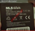 Original battery MLS iQ 1100 Talk Crystal Lion 1500mah (BULK)
