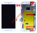 Original set LCD Motorola XY1068 Moto G (2nd Gen) 2014 White  W/Frame