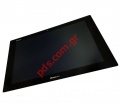 Original front cover set Black Sony Xperia Tab Z2 (SGP511, SGP512, SGP521) Tablet with touch screen and display 