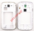 Original middle cover White Samsung i9062 Galaxy Grand Neo DUAL SIM with side keys 