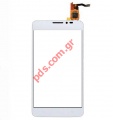External glass (OEM) white Alcatel ONE Touch Idol X OT-6040, 6040D, 6040X Touch screen panel with digitizer