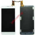 Set (OEM) LCD Display with touch Alcatel OT6040D Idol X White 