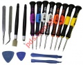 Set screwdriver with tips and tools BST-2408 with 16 pcs