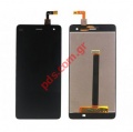 Set LCD () Xiaomi Mi4 Black with front cover external glass with touch screen digitizer and lcd display