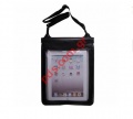 Αδιάβροχη θήκη για μεγάλες συσκευές Tablet εως 10 ιντσών Black σε μαύρο χρώμα