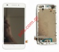 Complete set LCD (OEM) Huawei Ascend G620S 4G White