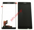 Complete set (OEM) LCD Huawei P8 Black (Touch Screen + Display Glass)