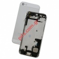 Back cover plate with parts iPhone 5S Silver 