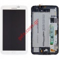 Γνήσια οθόνη σετ White Samsung SM-T210 Galaxy Tab 3 7.0 WiFi LCD Touchscreen σε λευκό χρώμα