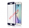 Special tempered glass 0,3mm Samsung G925F Galaxy S6 Edge Navy Blue.