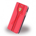 Case flip book Ferrari Carbon red for iphone 6, 6s