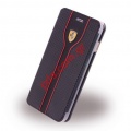 Case Leather flip book Ferrari Carbon Grey for iphone 6, 6s Racing 