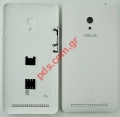 Original battery cover Asus Zenfone 6 White with side keys