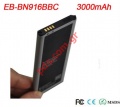 Battery for Samsung Galaxy Note 4 Duos SM-N916 (EB-BN916BBC) Lion 3000mah 4.4V BULK.
