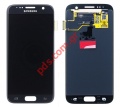 Original set LCD Black Samsung Galaxy S7 G930F front cover with touch screen and display