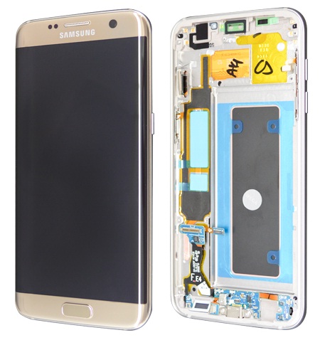    LCD Gold Samsung SM-G935F Galaxy S7 Edge    