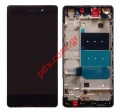 Original complete set LCD Huawei P8 Lite Black (Frame + Touch Screen + Display Glass)