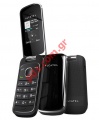 Κινητό τηλέφωνο ALCATEL 1030D (DUAL SIM) Black σε μαύρο χρώμα