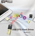   Flashdrive 8GB Silicon Power USB 2.0 MICRO DUO (2in1) OTG Mobile & Go ANDROID BLISTER.