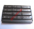Original keypad Numeric Nokia 8800 Arte Carbon Grey