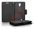 Flip book case Fancy Black Asus Zenfon 2 (5 inch) 