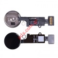 Καλωδιοταινία (OEM) iPhone 7 (4.7) Home Black with flex cable σε μαύρο χρώμα (w/ Fingerprint Scanner) 