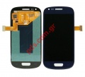 Display LCD set (OEM) Samsung GT Galaxy S3 Mini i8190 Navy Blue Glass with Touch Unit Digitazer 