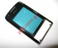 Original front housing Nokia 8800 Arte UI Cover, Display glass Black (REFURBISHED) 