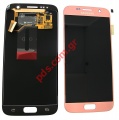 Original LCD set Samsung Galaxy S7 (SM-G930F) Display Pink/Gold 