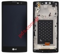   (OEM) Black LCD LG H525, H525N G4c   (Front cover with touch screen and display).