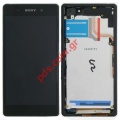 Complete set (OEM/CHINA) Sony Xperia Z2 D6503 Black Frame front cover with touch screen digitizer and display