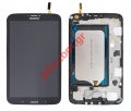 Original set LCD Black Samsung SM-T311 Galaxy Tab 3 8.0 LTE front cover with touch the screen and display 