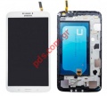     LCD White LTE Samsung SM-T311 Galaxy Tab 4 8.0 LTE front cover with touch the screen and display    (EOL)