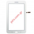 External glass with touch (OEM) Samsung Galaxy T110 Tab 3 Lite 7.0 WiFi White (Touch screen with digitizer panel)