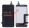 Display set (OEM) Huawei Y3 II (LUA-L21) Black 4G (LCD + Touch Unit 4G version)