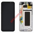  LCD  Silver Samsung SM-G955 Galaxy S8+ Plus    (  )