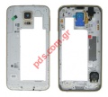 Original back middle cover Samsung SM-G903F Galaxy S5 Neo Gold