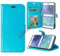 Case Flip Book fancy Samsung J510F Galaxy J5 (2016) Wallet Diary Light Blue