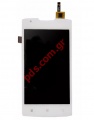   (OEM) White Lenovo A1000 4.0 inch LCD Touch Screen Panel with digitizer (  30 )