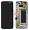Original LCD set Gold Samsung SM-G950F Galaxy S8 Touch and display
