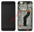   (OEM) Black Huawei Nexus P6 Display with touch screen digitizer and front frame   